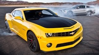 Chevrolet Camaro SS 1LE vs Ford Mustang GT Track Pack! - Head 2 Head Episode 25