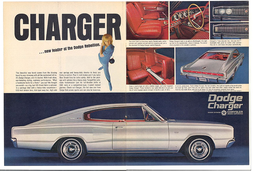 1966 Dodge Charger broşürleri