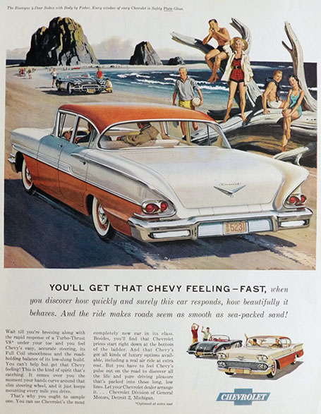 1958 Chevy Biscayne broşür