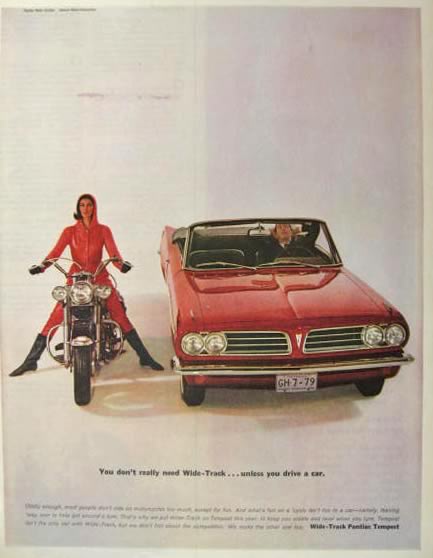1963 Pontiac Tempest Wide Track broşür
