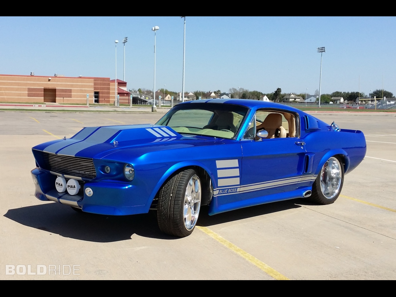 1967 Ford Mustang Blue Boss
