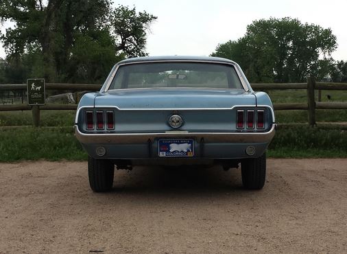 1968 ford mustang tail light