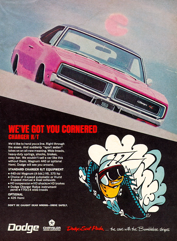1969 Dodge Charger RT brosur 1