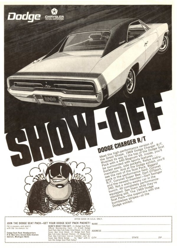 1969 Dodge Charger RT brosur 5