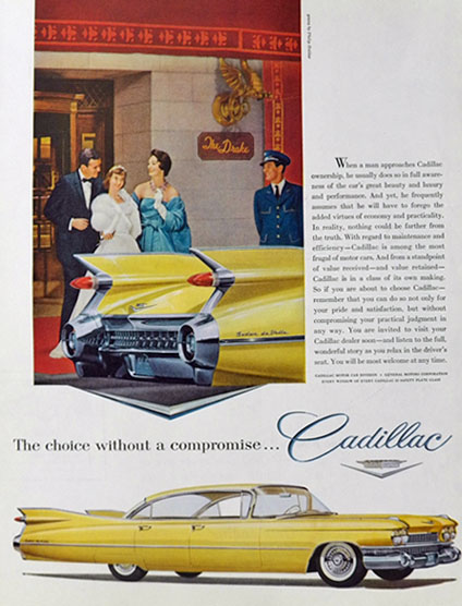 1959 Cadillac Sedan DeVille brosur