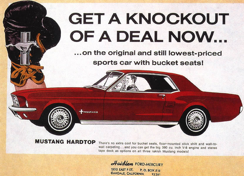 1967 Ford Mustang brosur 1