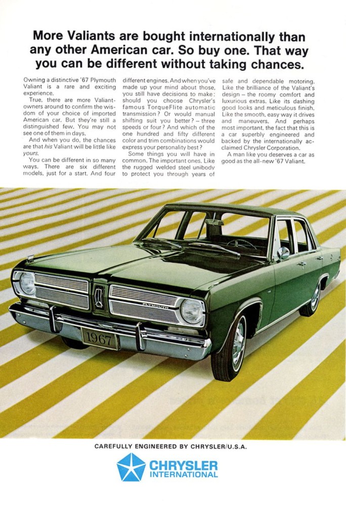 1967 Plymouth Valiant brosur